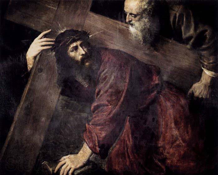 TIZIANO Vecellio Christ Carrying the Cross Germany oil painting art